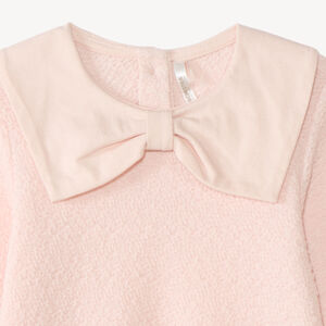 Tunic voor meisjes met lange mouwen en strikje. 