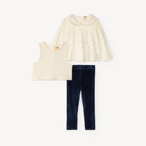 Drie-delig set voor babymeisjes 