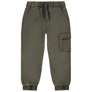 Pantalon jogger en lyocell doublé en coton garçon 
