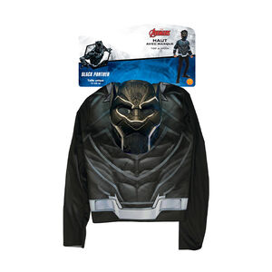 Set de déguisement top + masque Black Panther Marvel 