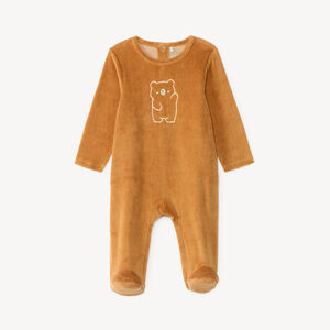 Dors-bien voor babyjongens in schattige fluwelen print. 
