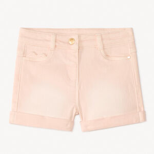 Short met denimlook en hartjeszak voor meisjes 