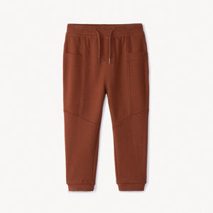 Jogging en molleton fantaisie uni pour bébé garçon 