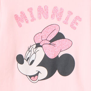 Lange pyjama set Minnie Disney voor meisjes roze pyjama met lange mouwen 