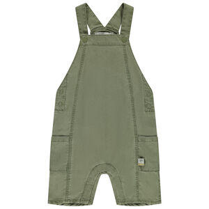 Salopette courte unie pour bébé garçon 