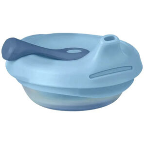 Lunchbox pochette alimentaire en silicone Food Push 110ml Bleu 4m+ 