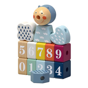 Jeu éducatif Enfilage Chenille 18M+ 