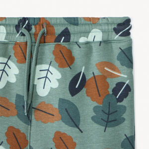 Tweedelig joggingensemble in sherpa-fleece voor babyjongens, groen 