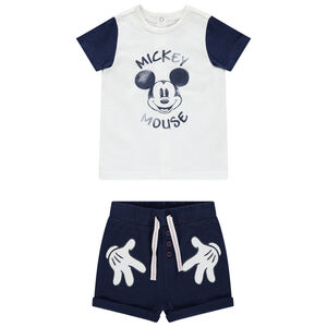 Ensemble à t-shirt print Mickey et short Disney 