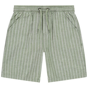 Bermuda rayé en toile pour garçon 