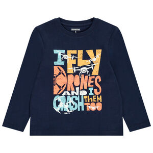 T-shirt manches longues print fantaisie pour garçon 