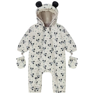 Combi-piloot in polyester bedrukt Mickey Disney voor baby jongen 