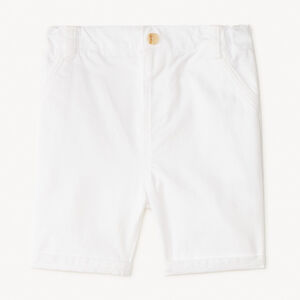 Bermuda chino met fijne ton-sur-ton strepen voor babyjongen 