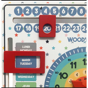 Calendrier en bois 3ans+ 