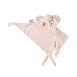 Knuffeldoekje maxi olifant - Fanfan ribfluweel- Roze - 60x40 cm 