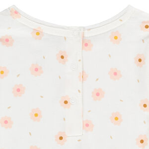 Set van 2 bedrukte T-shirts met lange mouwen, voor babymeisjes 