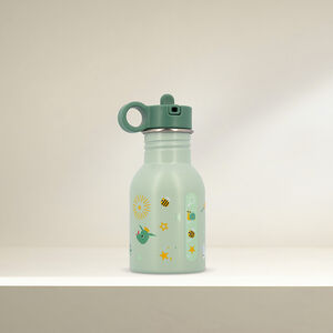 Gourde avec bouchon avec paille 400ML Vert Joe 
