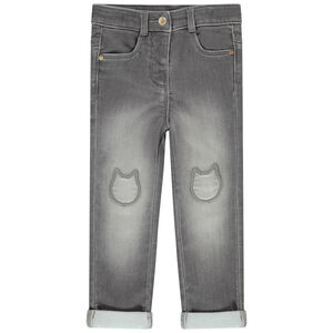 Jean denim fantaisie pour bébé fille 