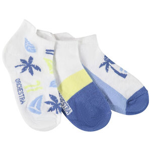 Set van 3 paren van sokken met Mykonos motieven voor jongen 
