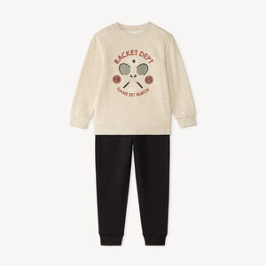 Jogging set voor jongens met een fantasieprint 