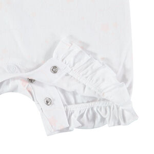 Korte jumpsuit van katoen met sterrenpatroon 