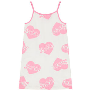Babydoll met hartjesprint/Barbie voor meisjes 