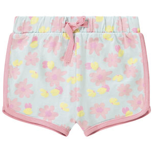 Sportshort met fantasieprint voor babymeisje 