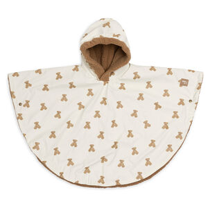 Poncho 12/36maanden waterdicht Mini Teddy Bear/Teddy Fleece 