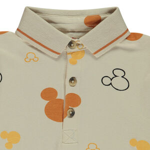 Polo manches courtes imprimé Mickey Disney pour garçon 