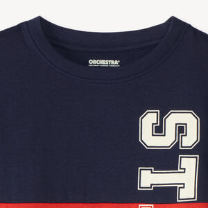 T-shirt met lange mouwen in kleurblokstijl 