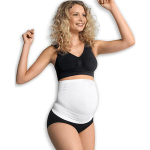 S - Naadloze buikband met support - Wit 