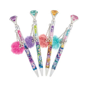 Stylo à bille avec diamant fantaisie (modèle aléatoire) 