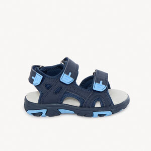 Blauwe klittenbandsandalen voor jongens 