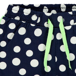 Short en jersey fille imprimé à taille élastiquée 