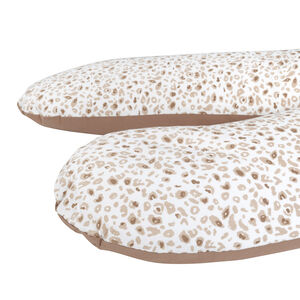 borstvoedingskussen met microballetjes 160 cm leopardprint 