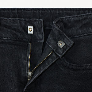 Jeans van denim met jersey voering en fantasie-etiket voor jongens 