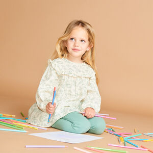 Twee-delige set voor babymeisjes: tuniek en legging 