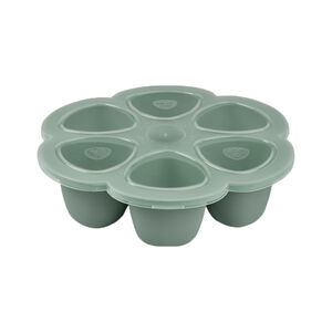 Moule de conservation multiportions en silicone 6x90 ml Vert Sauge 
