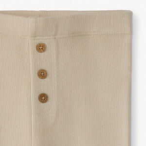 Caleçon effet côtelé à boutons pour bébé fille 