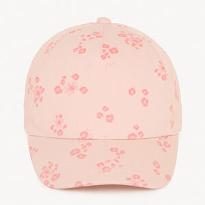 Casquette réglable imprimé fleuri pour bébé fille 