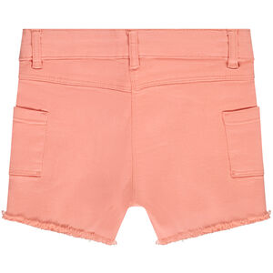 Short in jeans met raw cut afwerking meisjes 