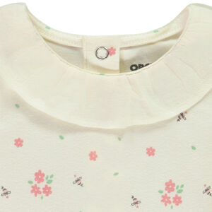 Ensemble 4 pièces bandeau + gilet matelassé avec body et pantalon pour bébé fille 