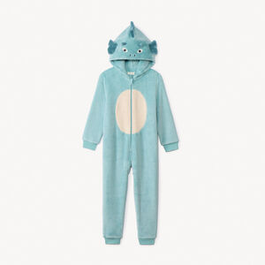 Ludieke drakenslaapzak in sherpa voor jongens 