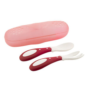 Lot de 2 couverts nomades Yummix rose 
