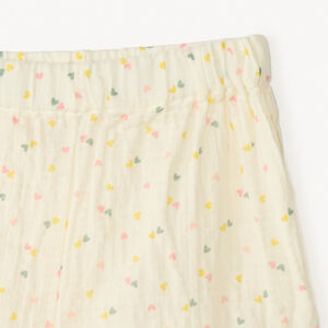 Set van 2 delen met tanktop + korte broek met hartjesprint voor babymeisjes 