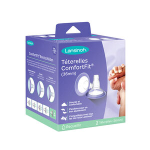 Téterelle Comfort Fit 36mm - 2 pièces 