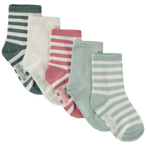 Lot de 5 paires de chaussettes fantaisie pour bébé garçon 
