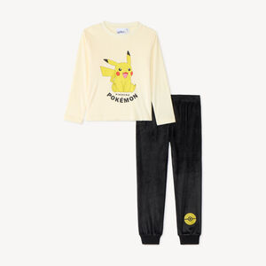 Pyjama 2-delig fleece voor jongens met Pokémon-print 