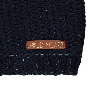 Set muts en nekwarmer in met sherpa gevoerd tricot. 