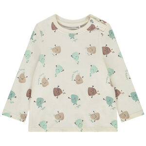 Lange mouwen T-shirt met print van plantachtige wezens voor jongen 